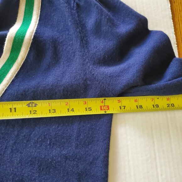 ALEXIA ADMOR Savannah Cardigan in Navy Women's T533 Size M - Picture 14 of 16